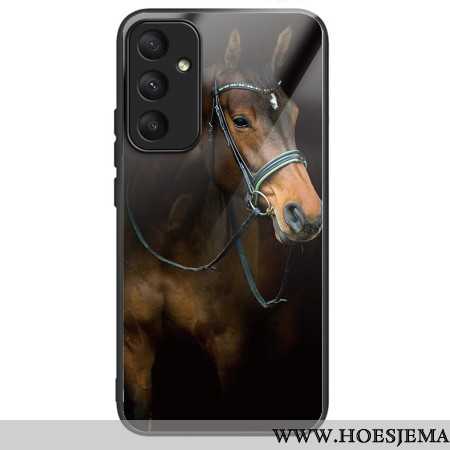 Hoesje Samsung Galaxy A55 5g Paard Gehard Glas