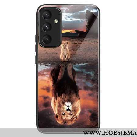 Hoesje Voor Samsung Galaxy A55 5g Rêve De Lionceau Gehard Glas