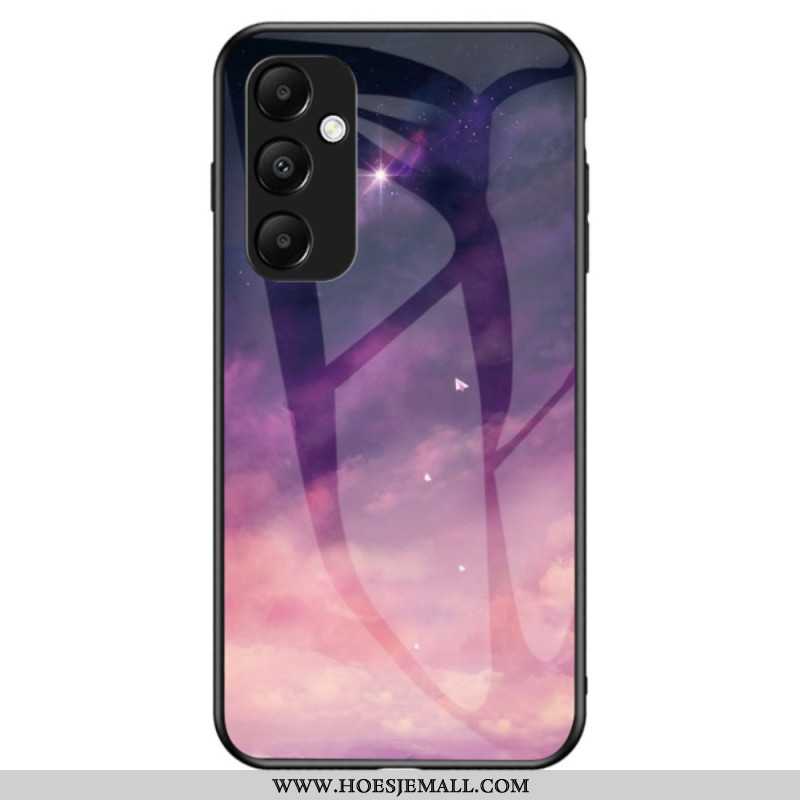 Cover Hoesje Samsung Galaxy A55 5g Telefoonhoesje Hemelgehard Glas