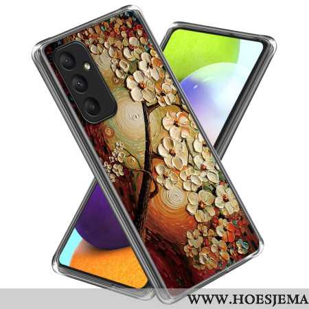 Hoesje Samsung Galaxy A55 5g Geschilderde Bloemen Bescherming Hoesje