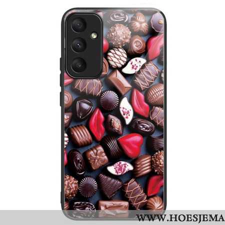 Hoesje Samsung Galaxy A55 5g Chocolade Van Gehard Glas