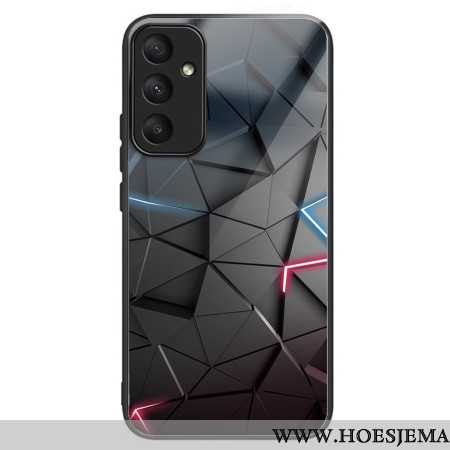 Hoesje Samsung Galaxy A55 5g Zwarte Driehoeken Van Gehard Glas