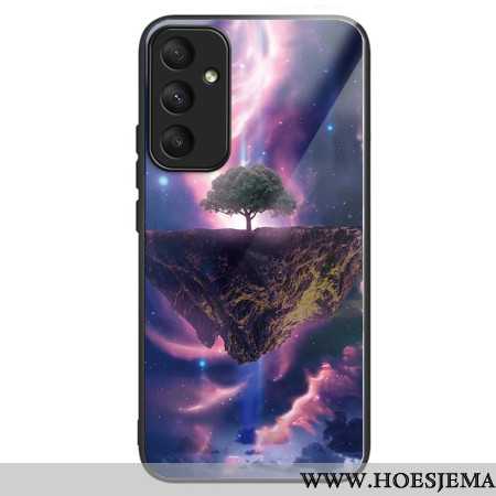 Hoesje Samsung Galaxy A55 5g Aurora Nacht Gehard Glas