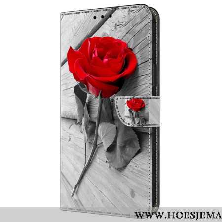 Flip Case Leren Samsung Galaxy A55 5g Roze