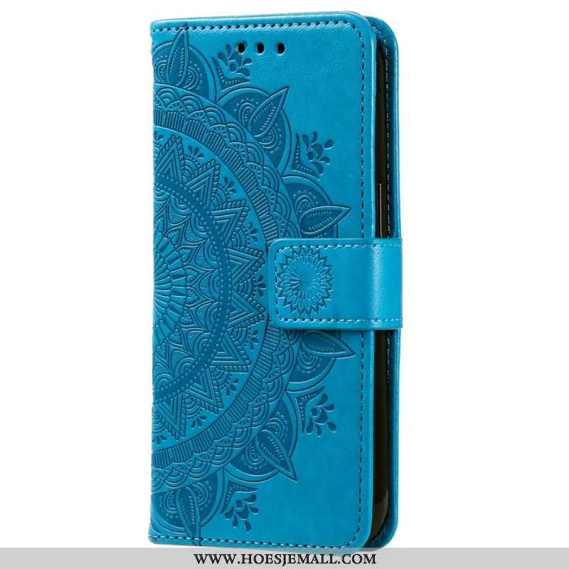 Folio-hoesje Samsung Galaxy A55 5g Mandala Zon Met Riem