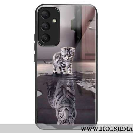 Hoesje Samsung Galaxy A55 5g Kitten Dream Gehard Glas Bescherming Hoesje