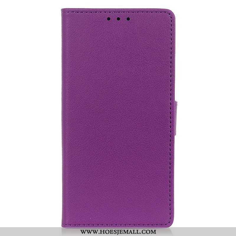 Flip Case Leren Samsung Galaxy A55 5g Klassiek