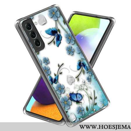 Hoesje Samsung Galaxy S24 5g Vlinders En Bloemen