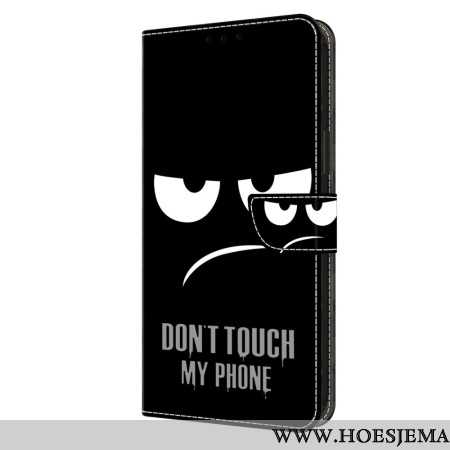 Leren Hoesje Voor Samsung Galaxy S24 5g Boze Telefoon