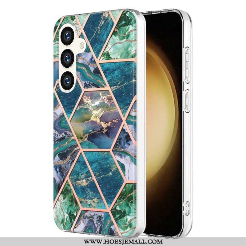 Hoesje Samsung Galaxy S24 5g Geometrisch Marmer