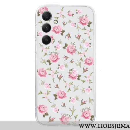 Case Hoesje Samsung Galaxy S24 Fe Telefoonhoesje Bloemen