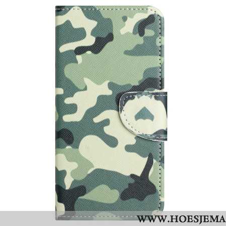 Folio-hoesje Samsung Galaxy S24 Fe Telefoonhoesje Camouflage