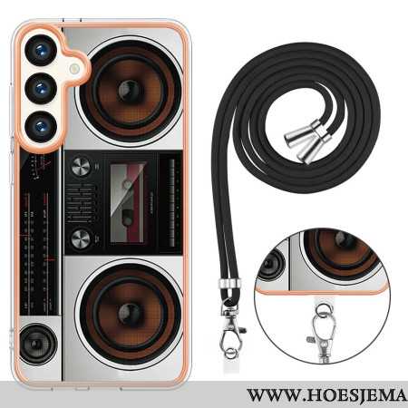 Hoesje Samsung Galaxy S24 Plus 5g Vintage Radiosnoer