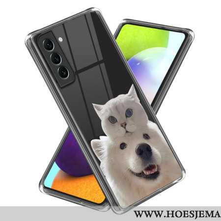 Hoesje Samsung Galaxy S24 Plus 5g Kat En Hond Bescherming Hoesje