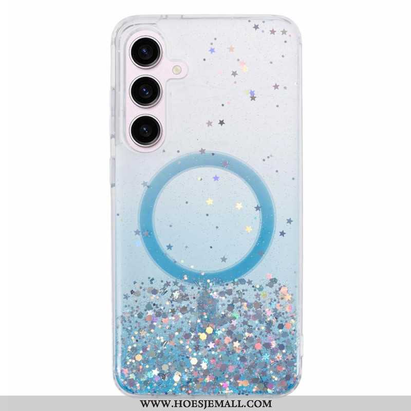 Case Hoesje Samsung Galaxy S24 Plus 5g Telefoonhoesje Magsafe-compatibele Glitters