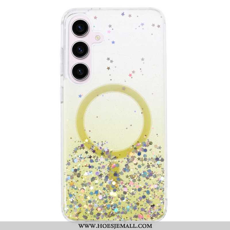 Case Hoesje Samsung Galaxy S24 Plus 5g Telefoonhoesje Magsafe-compatibele Glitters