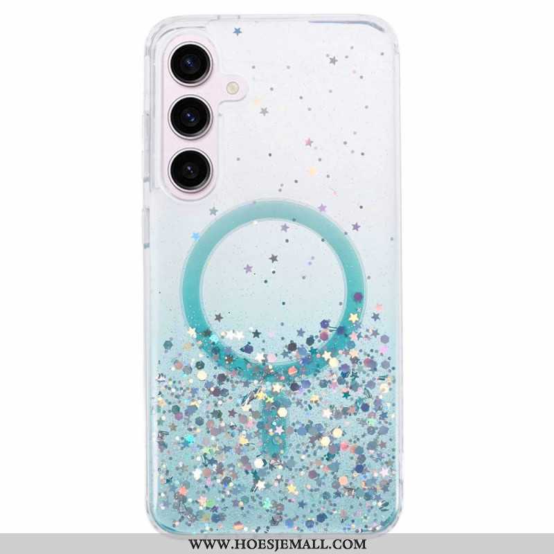 Case Hoesje Samsung Galaxy S24 Plus 5g Telefoonhoesje Magsafe-compatibele Glitters