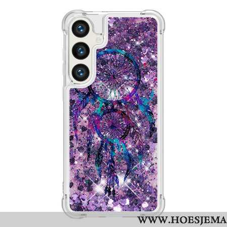 Hoesje Voor Samsung Galaxy S24 Plus 5g Vloeibare Glitter Dromenvanger