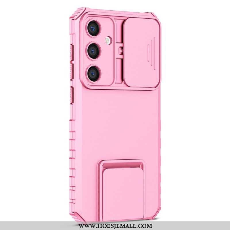 Case Hoesje Samsung Galaxy S24 Plus 5g Telefoonhoesje Met Steun En Verschuifbare Lensbescherming