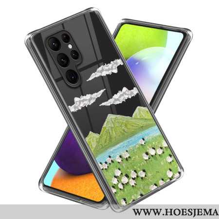 Hoesje Voor Samsung Galaxy S24 Ultra 5g Lammeren Schilderij