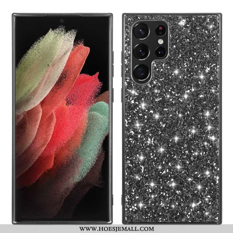 Case Hoesje Samsung Galaxy S24 Ultra 5g Telefoonhoesje Sprankelende Glitters