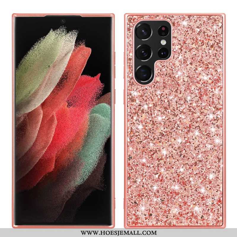 Case Hoesje Samsung Galaxy S24 Ultra 5g Telefoonhoesje Sprankelende Glitters