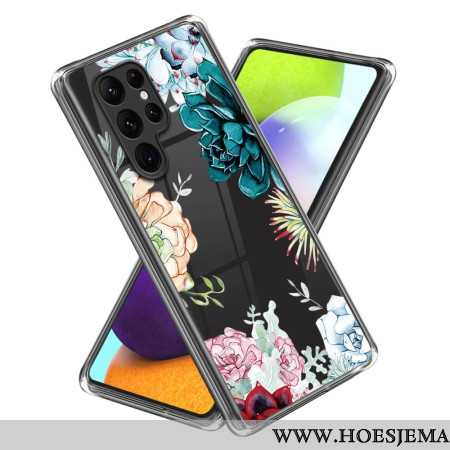 Case Hoesje Samsung Galaxy S24 Ultra 5g Telefoonhoesje Planten