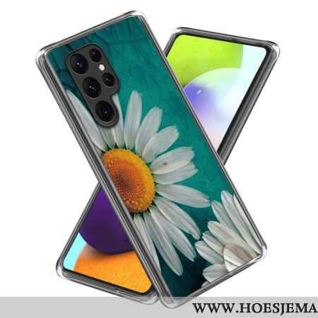 Hoesje Voor Samsung Galaxy S24 Ultra 5g Madeliefjes