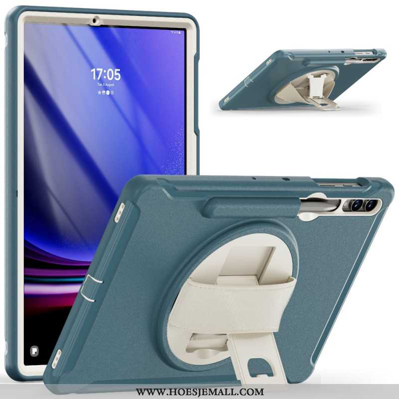 Hoesje Samsung Galaxy Tab S9 Plus Pen- En Krukhouder Bescherming Hoesje