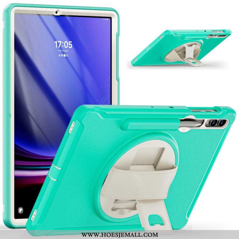 Hoesje Samsung Galaxy Tab S9 Plus Pen- En Krukhouder Bescherming Hoesje