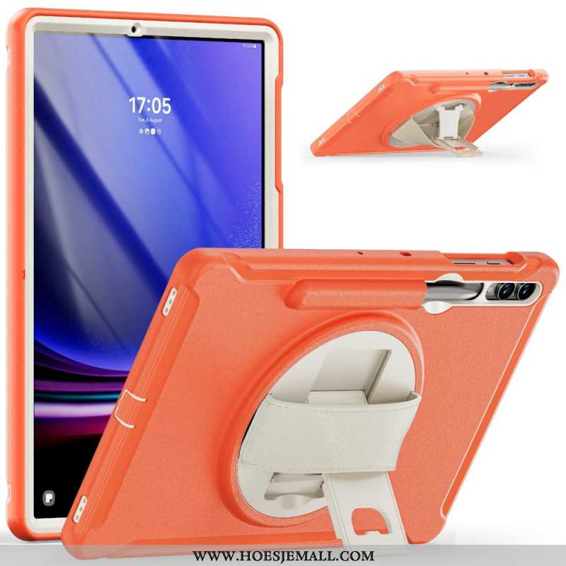 Hoesje Samsung Galaxy Tab S9 Plus Pen- En Krukhouder Bescherming Hoesje