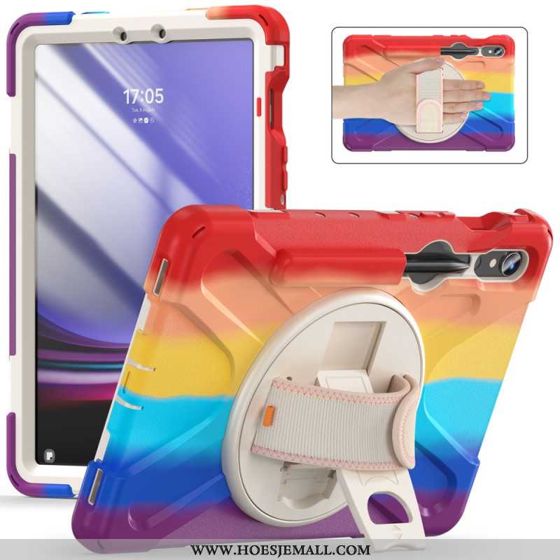 Case Hoesje Samsung Galaxy Tab S9 Telefoonhoesje Roterende Steun