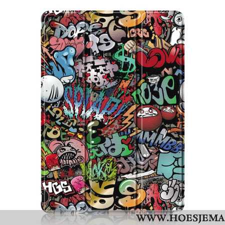 Samsung Galaxy Tab S9 Graffiti Stylushouder Met Transparante Achterkant