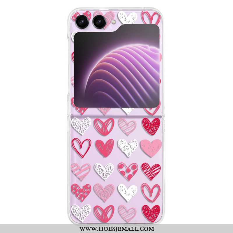 Hoesje Samsung Galaxy Z Flip 5 Transparante Harten Bescherming Hoesje