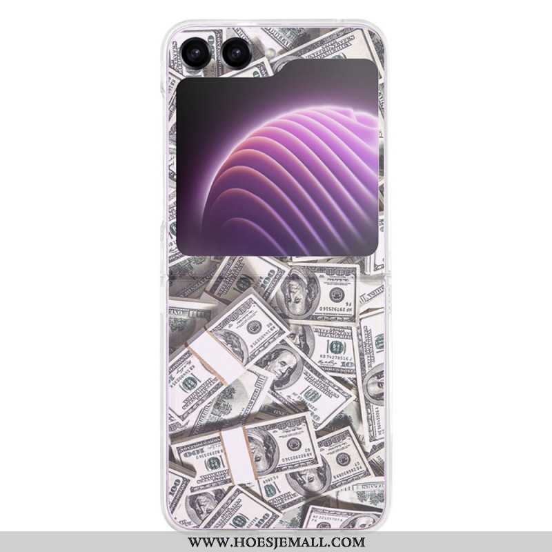 Cover Hoesje Samsung Galaxy Z Flip 5 Telefoonhoesje Transparant Geld Geld