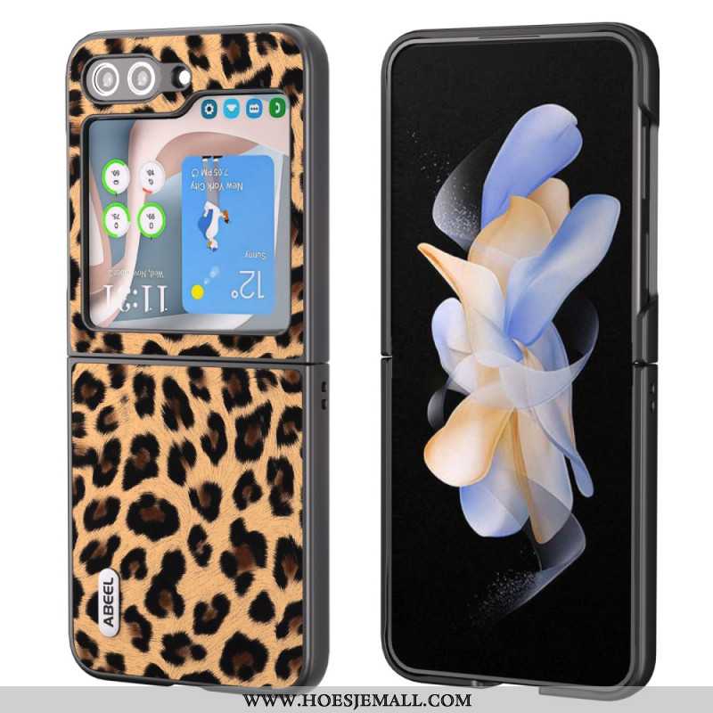 Hoesje Samsung Galaxy Z Flip 5 Luipaard Abeel