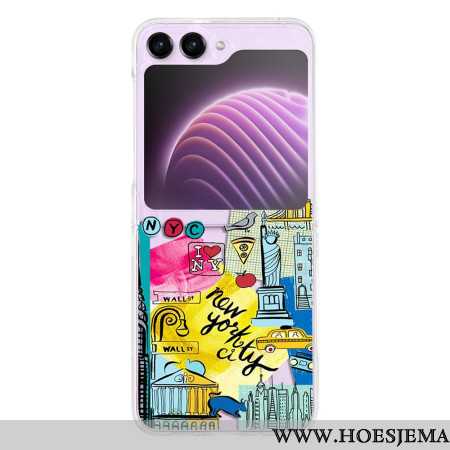 Hoesje Samsung Galaxy Z Flip 5 Transparant New York