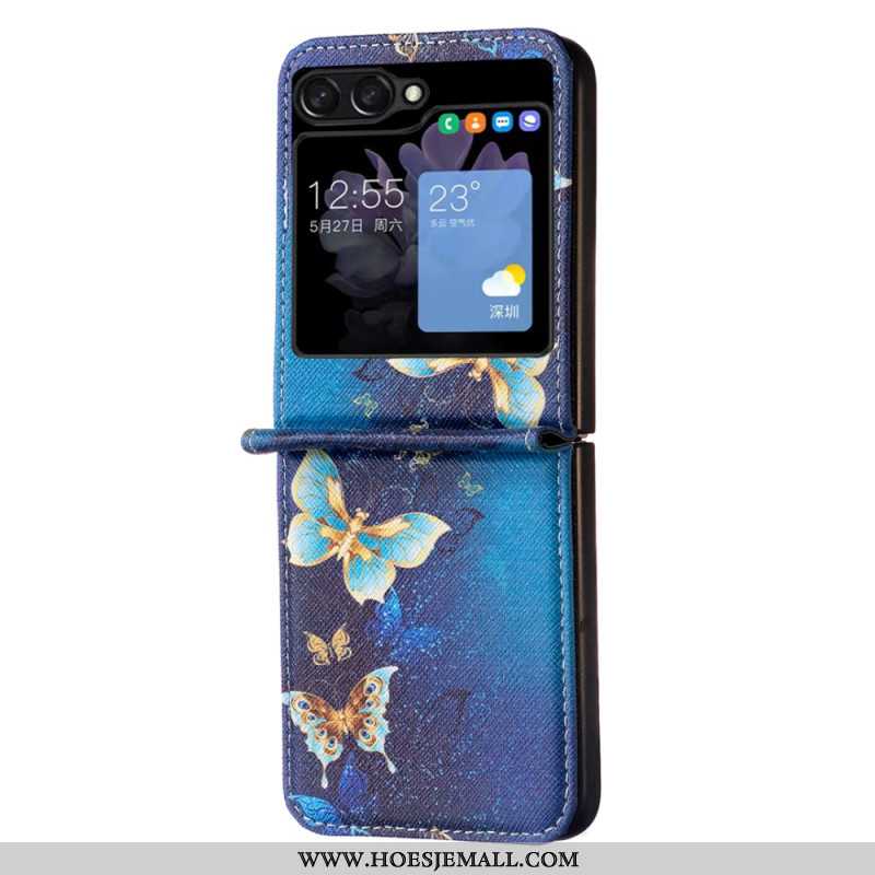 Case Hoesje Samsung Galaxy Z Flip 5 Telefoonhoesje Vlinders