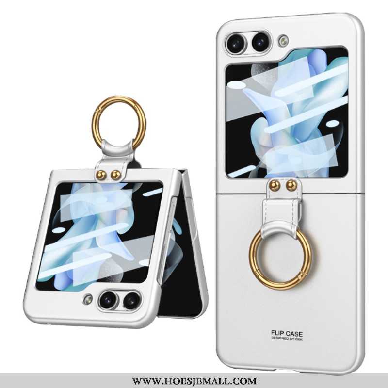 Hoesje Samsung Galaxy Z Flip 5 Met Gkk-ring Bescherming Hoesje