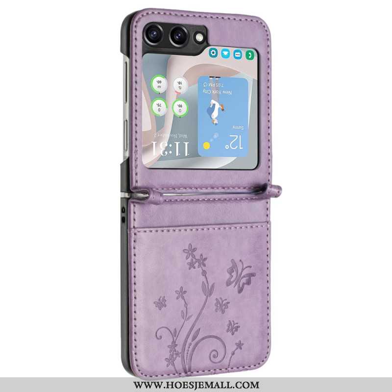 Hoesje Samsung Galaxy Z Flip 6 Vlinders En Bloemen