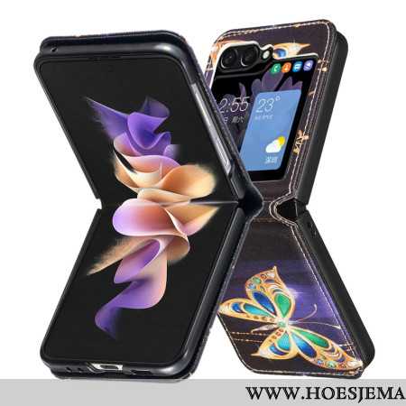 Case Hoesje Samsung Galaxy Z Flip 6 Telefoonhoesje Vlindersieraden