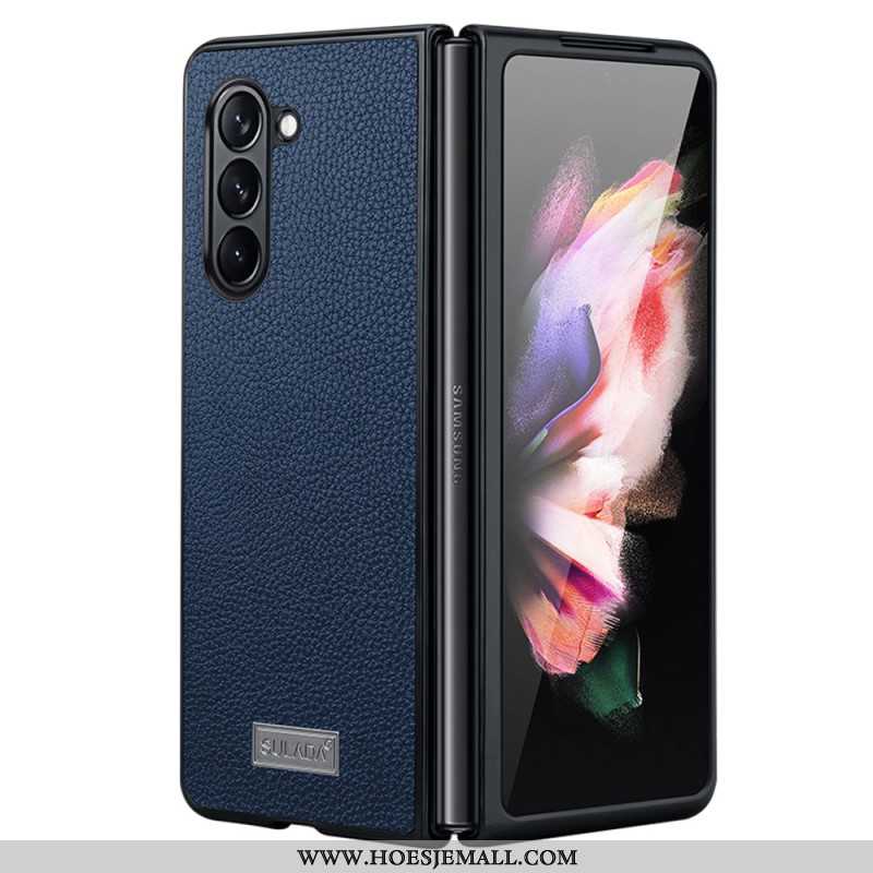 Hoesje Samsung Galaxy Z Fold 5 Litchileer Design Abeel