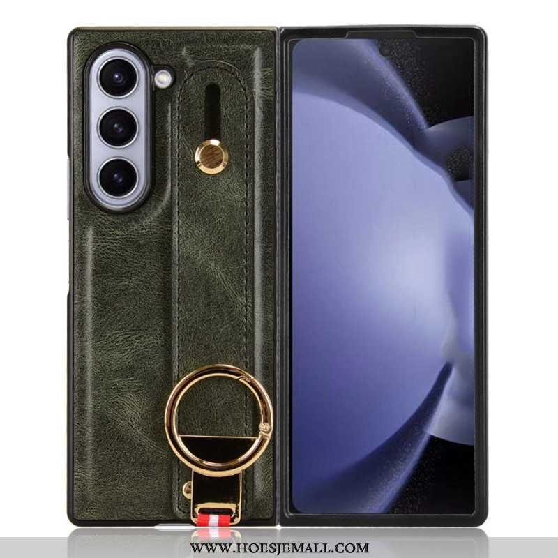 Hoesje Samsung Galaxy Z Fold 6 Riem En Flesopener Bescherming Hoesje