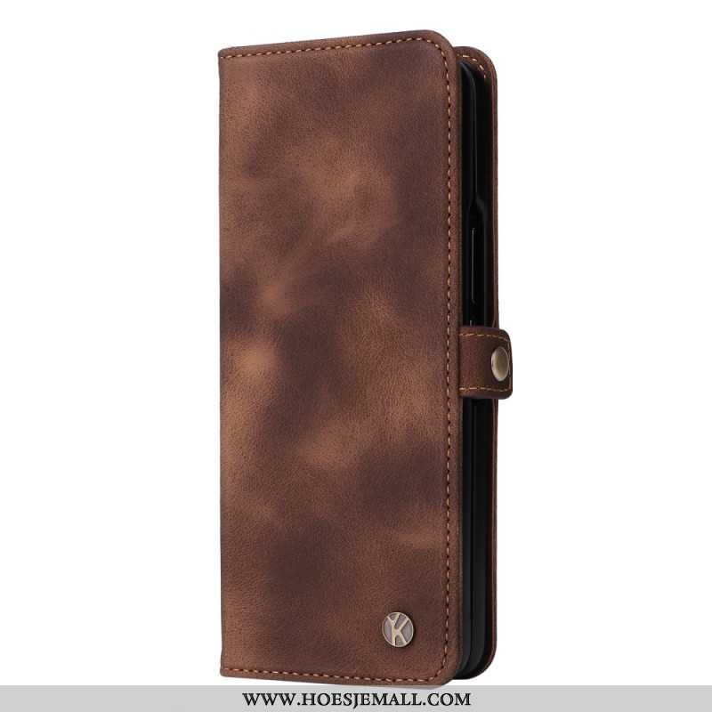 Leren Hoesje Samsung Galaxy Z Fold 6 Vintage Yikatu