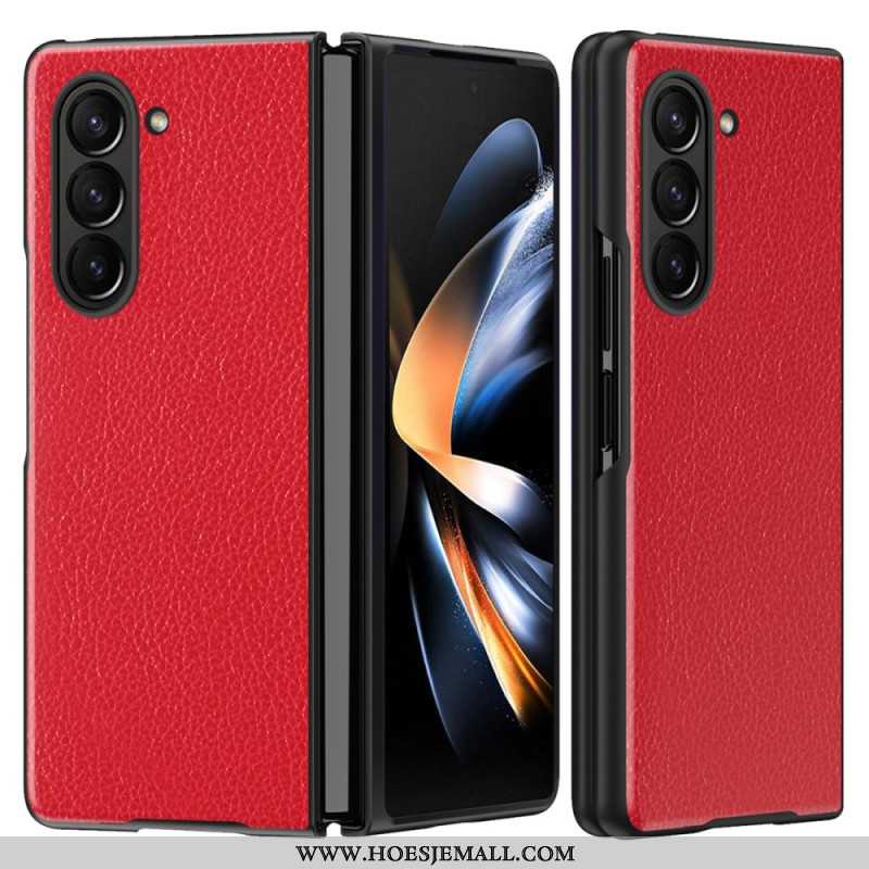 Hoesje Samsung Galaxy Z Fold 6 Litchi Kunstleer