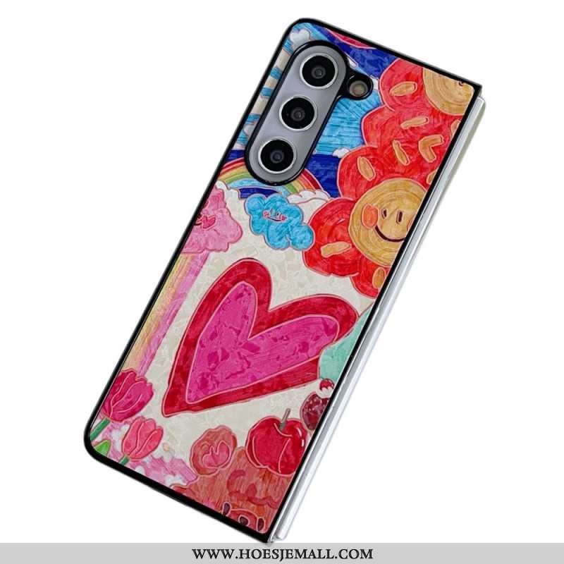 Cover Hoesje Samsung Galaxy Z Fold 6 Telefoonhoesje Grafisch