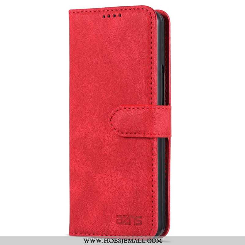 Folio-hoesje Samsung Galaxy Z Fold 6 Telefoonhoesje Azns Suède-effect