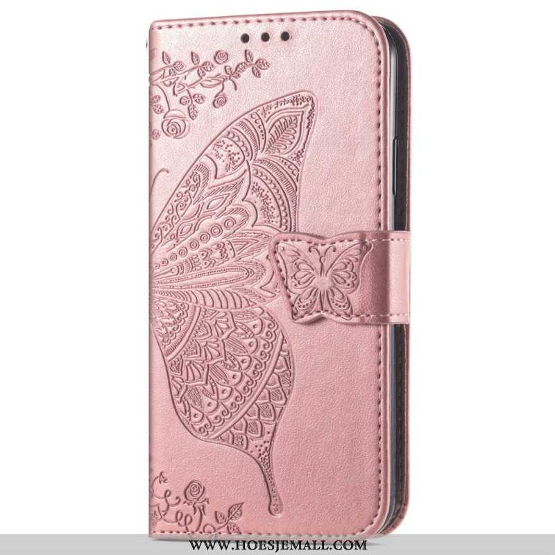 Flip Case Leren Sony Xperia 1 Vi Barokvlinder