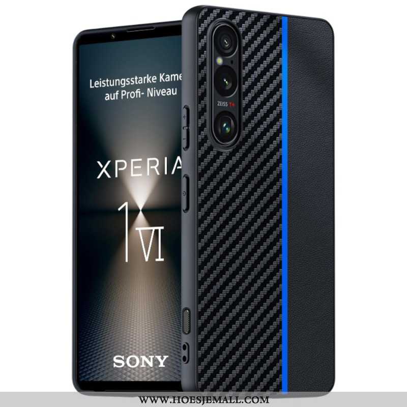 Hoesje Sony Xperia 1 Vi Koolstofvezelstijl Bescherming Hoesje