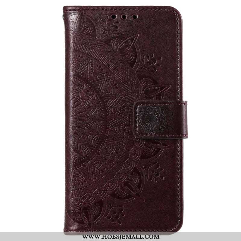 Folio-hoesje Sony Xperia 10 Vi Telefoonhoesje Mandala-bandpatroon